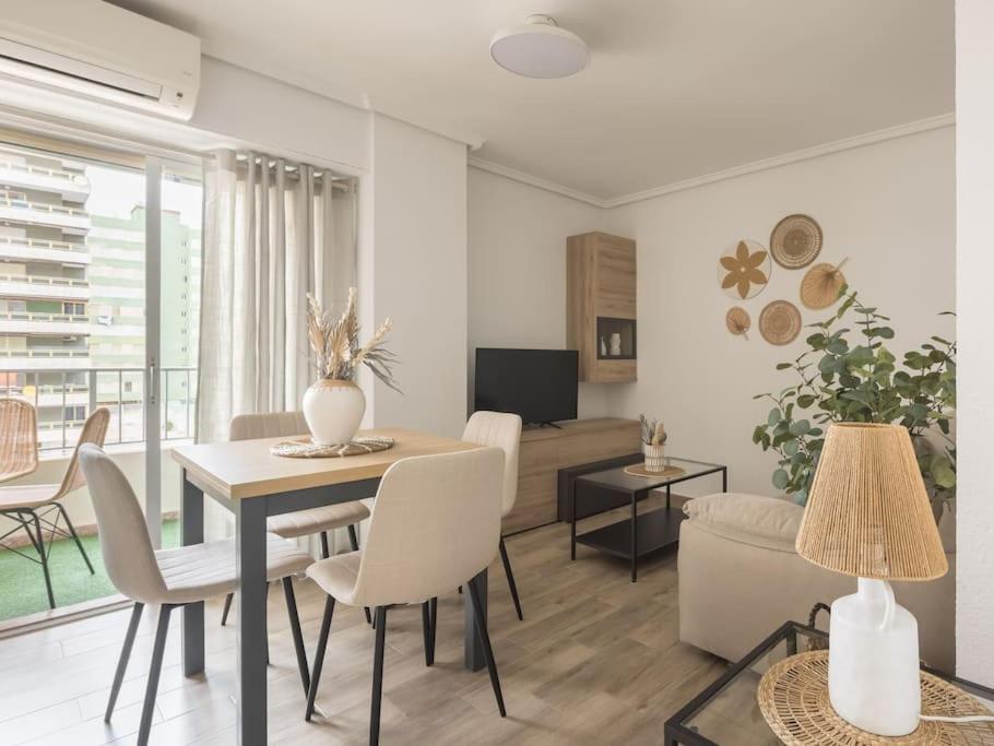 Chic Vacational Apartment In Cullera, Valencia Exterior foto